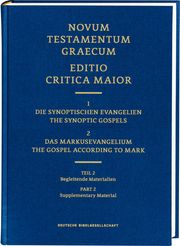 Die Bibel - ECM I/2.2 Die Synoptischen Evangelien/Markusevangelium: Begleitende Materialien Institut für Neutestamentliche Textforschung Münster 9783438056160