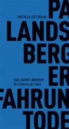 Die Erfahrung des Todes Landsberg, Paul Ludwig 9783882216608