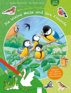 Die kleine Meise und ihre Freunde - Mein großes Tierstickerbuch Reichenstetter, Friederun 9783401709109