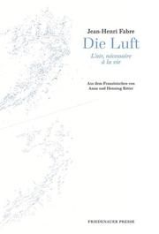 Die Luft Fabre, Jean-Henri 9783932109751