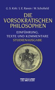 Die vorsokratischen Philosophen Karlheinz Hülser 9783476018342