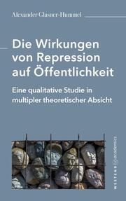 Die Wirkungen von Repression auf Öffentlichkeit Glasner-Hummel, Alexander 9783949925160