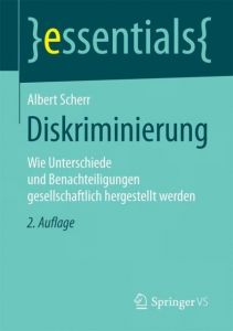 Diskriminierung Scherr, Albert (Prof. Dr.) 9783658100667