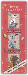 Disney Classics - You, Me and Us 2025 - Slimline-Kalender  9781835271445