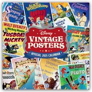 Disney Vintage Posters - Disney Filmplakate - Offizieller Kalender 2025 - Wandkalender  9781835270660