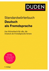 Duden Standardwörterbuch Deutsch als Fremdsprache Dudenredaktion 9783411717309