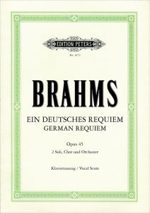 Ein deutsches Requiem op. 45 Brahms, Johannes 9790014017552