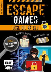 Escape Games Level 1 (orange) - Löse die Rätsel! - 10 Escape Games ab der 3. Klasse Quénée, Mathieu 9783745907476