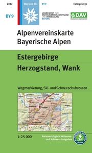 Estergebirge, Herzogstand, Wank Deutscher Alpenverein e V/Landesamt für Digitalisierung Breitband und  9783948256272