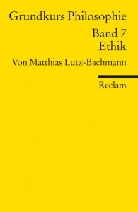 Ethik Lutz-Bachmann, Matthias 9783150184745