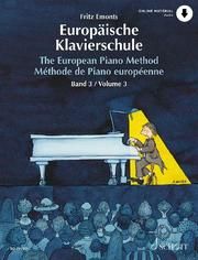 Europäische Klavierschule 3 Emonts, Fritz 9783795799113