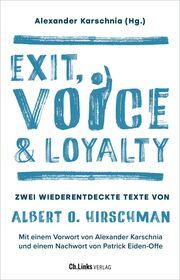 Exit, Voice & Loyalty Alexander Karschnia 9783962892265
