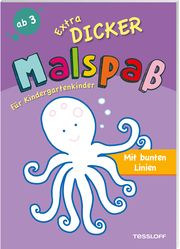 Extradicker Malspaß für Kindergartenkinder. Mit bunten Linien Sandra Schmidt 9783788645885