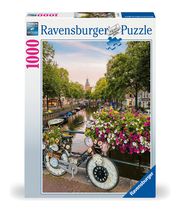 Fahrrad und Blumen in Amsterdam - Puzzle - 1000 Teile - 17596  4005556175963