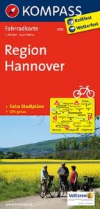 Fahrradkarte 3015 Region Hannover KOMPASS-Karten GmbH 9783850265546