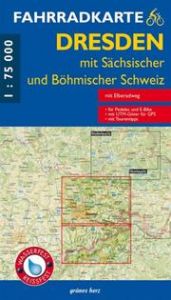 Fahrradkarte Dresden mit sächsischer und böhmischer Schweiz  9783866362543