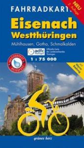 Fahrradkarte Eisenach Westthüringen Lutz Gebhardt 9783866360822