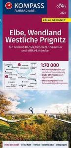 Fahrradkarte Elbe, Wendland, Westliche Prignitz 1:70.000, FK 3321  9783990446706