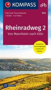 Fahrrad-Tourenkarte Rheinradweg 2, Von Mannheim nach Köln  9783991211662