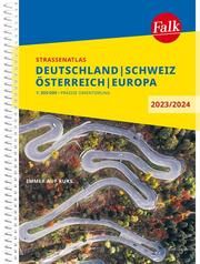 Falk Straßenatlas 2023/2024 Deutschland, Schweiz, Österreich 1:300.000  9783827904676