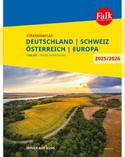 Falk Straßenatlas 2025/2026 Deutschland, Schweiz, Österreich 1:300.000  9783827900715