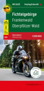Fichtelgebirge, Motorradkarte 1:200.000, freytag & berndt freytag & berndt 9783707919875