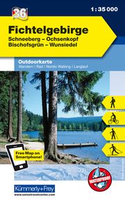 Fichtelgebirge Nr. 36 Outdoorkarte Deutschland 1:35 000  9783259009895