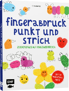 Fingerabdruck, Punkt und Strich - Zeichenspaß auf Fingerabdrücken