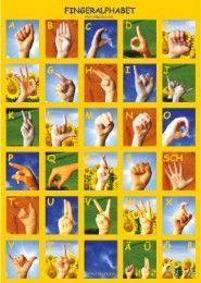 Fingeralphabet - Plakat A1 Schöll, Carmen 9783941567221