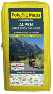 FolyMaps Motorradkarten Alpen Österreich Schweiz  9783965990616