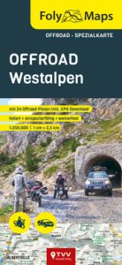 FolyMaps OFFROAD Westalpen 1:250 000 Bikerbetten - TVV Touristik Verlag GmbH 9783965990487