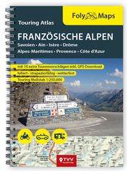 FolyMaps Touring Atlas Französische Alpen TVV Touristik Verlag GmbH 9783937063591