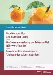 Food Composition and Nutrition Tables Souci, S W/Fachmann, W/Kraut, H 9783804750937