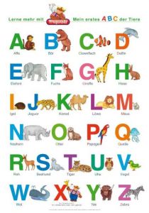 Fragenbär-Lernposter: Mein erstes ABC der Tiere (in der Schulbuch-Druckschrift) L 70 x 100 cm Fels, Bengt 9783940811202