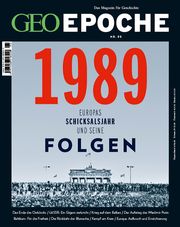 GEO Epoche - 1989: Europas Schicksalsjahr und seine Folgen Michael Schaper 9783652008495