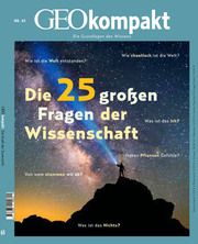 GEOkompakt - Die 25 großen Fragen der Wissenschaft Jens Schröder/Markus Wolff 9783652009638