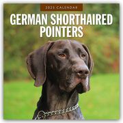 German Shorthaired Pointers - Deutscher Kurzhaar - Deutscher Kurzhaariger Vorstehhund 2025 - 16-Monatskalender  9781804424681