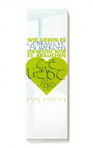 Geschenktafel Geliebt