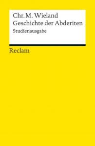 Geschichte der Abderiten Wieland, Christoph Martin 9783150190043