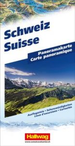 Hallwag Panoramakarte Schweiz  9783828310551