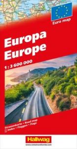 Hallwag Strassenkarte Europa 1:3,6 Mio.  9783828309937