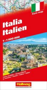 Hallwag Strassenkarte Italien 1:1 Mio.  9783828309715