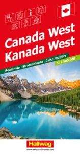 Hallwag Strassenkarte Kanada West 1:2,5 Mio.  9783828310636