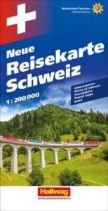 Hallwag Strassenkarte Neue Reisekarte Schweiz 1:200.000  9783828309685
