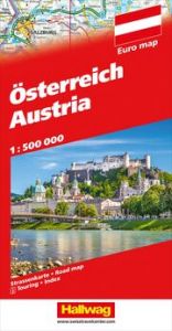 Hallwag Strassenkarte Österreich 1:500.000  9783828309944