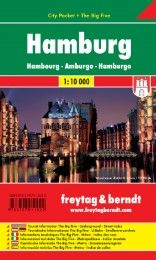 Hamburg, City Pocket, Stadtplan 1:10.000 Freytag-Berndt und Artaria KG 9783707911022