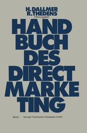 Handbuch des Direct-Marketing Heinz Dallmer 9783409366953