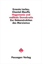 Hegemonie und radikale Demokratie Laclau, Ernesto/Mouffe, Chantal 9783709203699