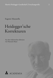 Heideggersche Korrekturen Mazzarella, Eugenio 9783985720187