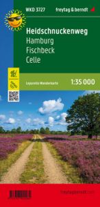 Heidschnuckenweg, Hamburg, Fischbeck, Celle, Wanderkarte Leporello 1:35.000 Freytag-Berndt und Artaria KG 9783707920284